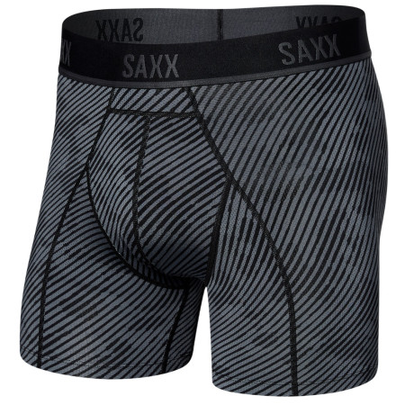 Boxer Saxx Kinetic Light-Compression Mesh Bb nero/grigio optic camo-black