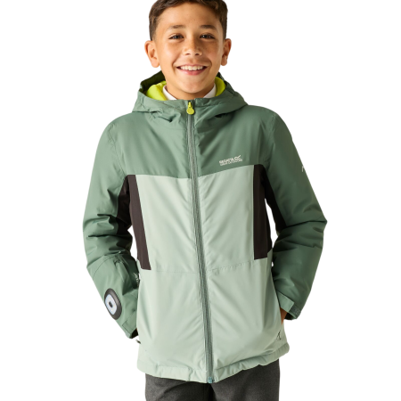 Giacca invernale per bambini Regatta Beamz Dark Forest/Glacier Green