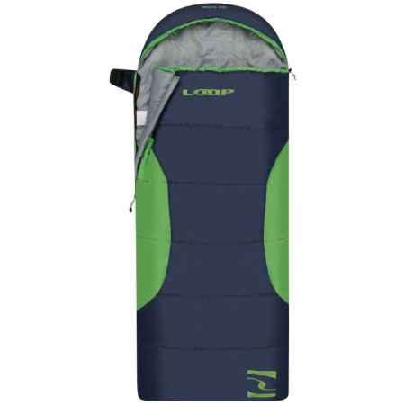 Sacco a pelo per bambino Loap Ricco Kid blu/verde