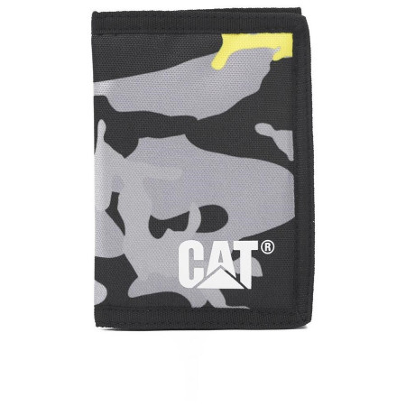 Portafoglio Caterpillar Millennial Classic Riley grigio/nero Camo Black/Grey/Yellow