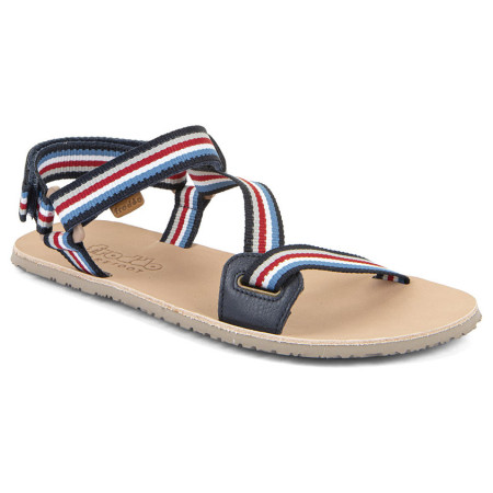 Sandali da donna Froddo barefoot flexy straps blu/rosso