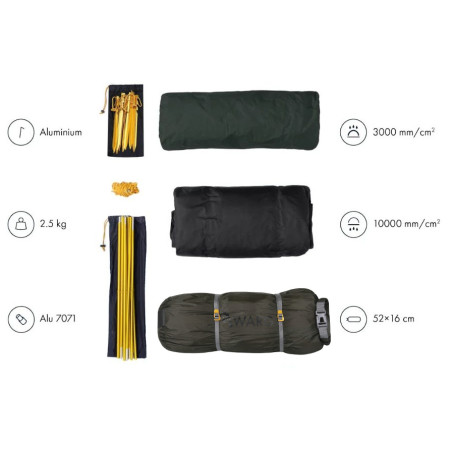 Tenda da trekking Warg Kodiak 2