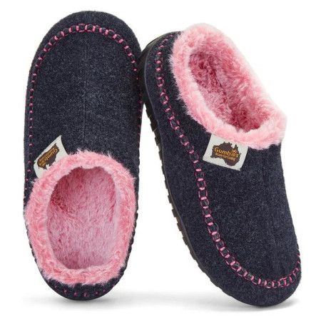 Pantofole da donna Gumbies Ossa Low Navy & Pink