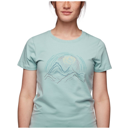 Maglietta da donna Black Diamond Summit Scribble Tee blu Ice blue