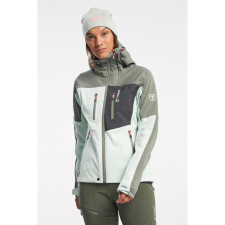 Giacca softshell da donna Tenson Touring Softshell verde chiaro Light Green