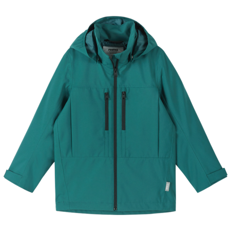Giacca impermeabile per bambini Reima Saarela Dark Teal verde scuro Dark Teal