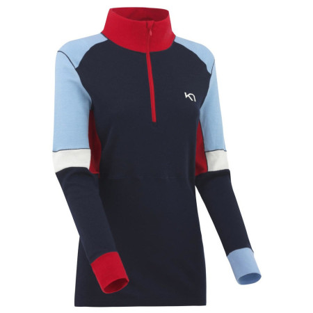 Maglietta sportiva da donna Kari Traa Yndling H/Z blu/rosso naval