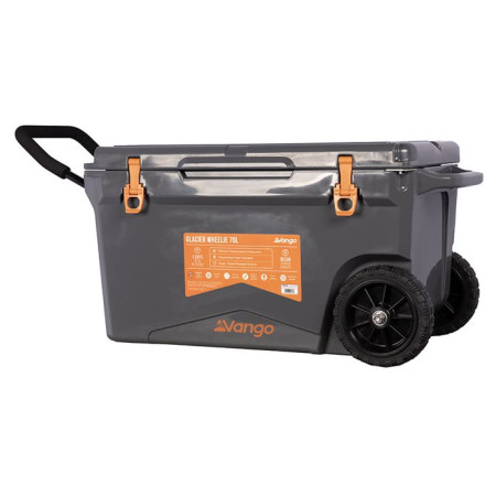 Frigorifero portatile Vango Glacier Wheelie 70L grigio/arancio Grey