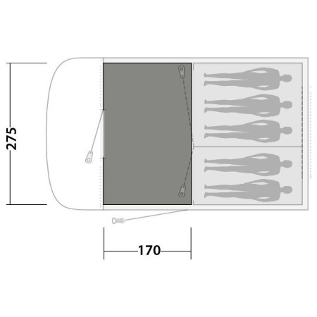 Tappeto Easy Camp Carpet Palmdale 500 & 500 Lux