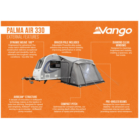 Tenda per minibus Vango Palma Air 330