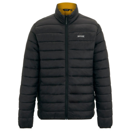 Giacca trapuntata da uomo Regatta Marizion nero/marrone Blk(WoodBrn)