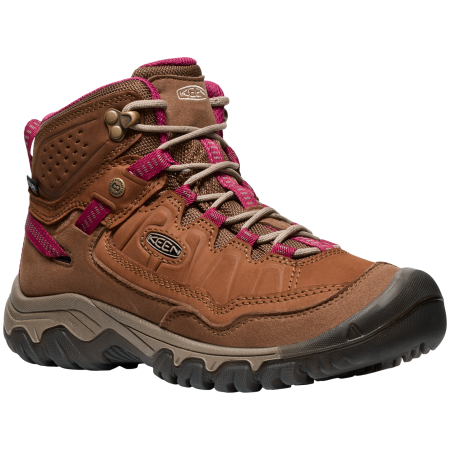 Scarpe da trekking da donna Keen Targhee Iv Mid Wp Women marrone bison/beaujolais