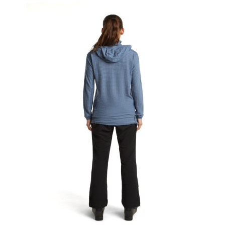 Felpa da donna Icebreaker Wom Mer 400 RealFleece Grid Pulover Hood