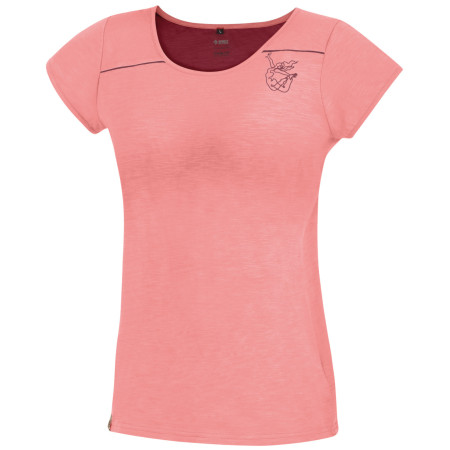 Maglietta da donna Direct Alpine Yoga Free Lady rosa coral