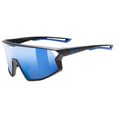 Occhiali da sole Uvex Skyryse nero/blu BLACK MATT/MIR.BLUE