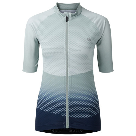 Maglia da ciclismo per donna Dare 2b Lightnint short sleeve printed jersey verde/blu GrnGrdntprnt