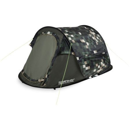Tenda Regatta Malawi II 2 Person Pop Up Tent grigio PixltdCamPrt