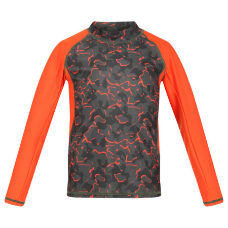 Costume da bagno per bambini Regatta Hoku grigio/arancio Magm/GrpLfCa