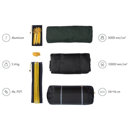 Tenda da trekking Warg Midi 3
