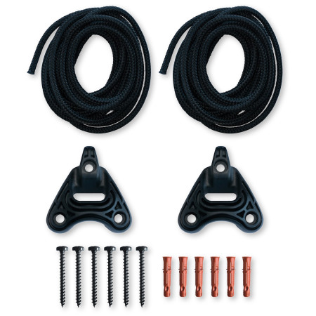Fissaggio della rete La Siesta Uchycení sítě Home Rope nero Black