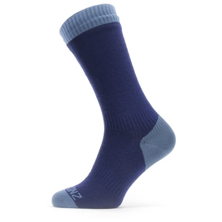 Calzini impermeabili SealSkinz WP Warm Weather Mid Lenght blu/azzurro NavyBlue