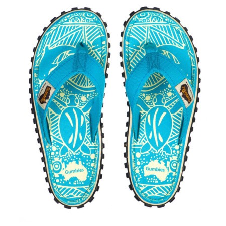 Infradito da donna Gumbies Islander Turquoise Pattern turchese Turquoise