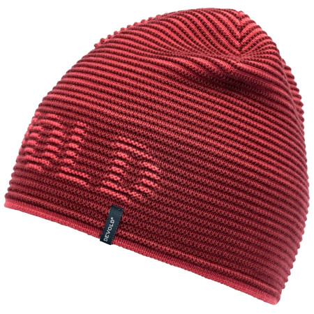 Berretto Devold Rib Logo Beanie rosso Poppy