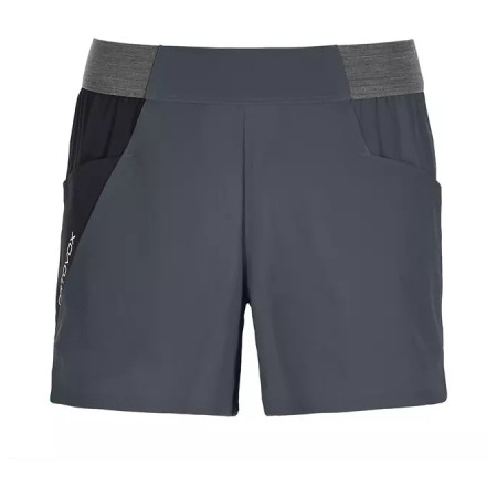 Pantaloncini da donna Ortovox Piz Selva Light Shorts W nero BlackSteel