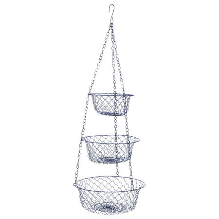 Organizer Bo-Camp Hanging baskets 3-level blu metal blue