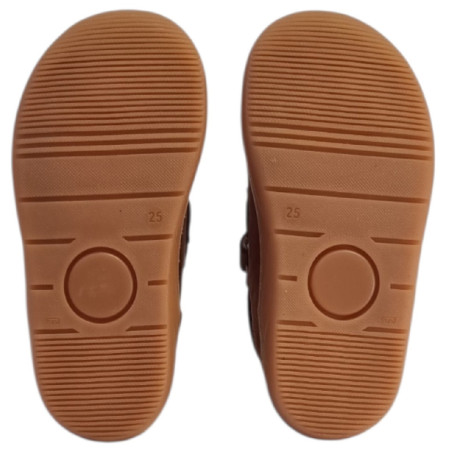Scarpe barefoot per bambini beBare 3602SA Tan