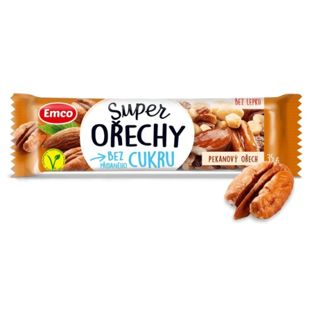 Barretta Emco Barretta senza glutine noci pecan 35g