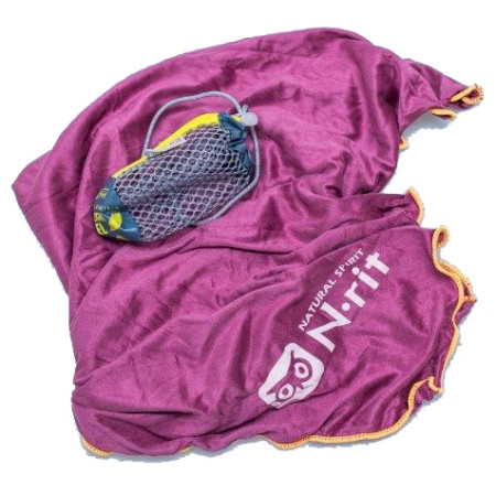 Asciugamano N-Rit Super Light Towel L rosa Purple