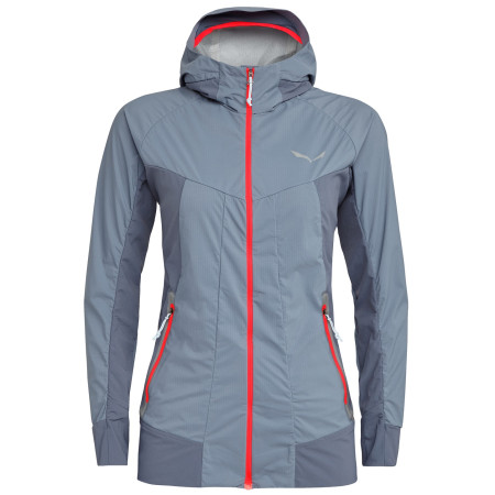 Giacca da donna Salewa Pedroc Hybrid 3 PTX/DST W JKT grigio FlintStone/