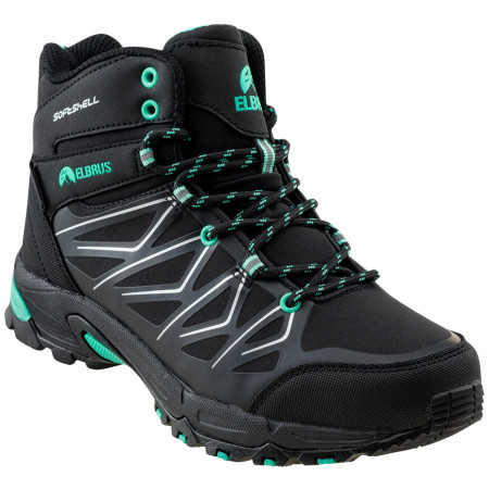 Scarpe da donna Elbrus Mabby Mid Wp Wo'S nero Black/Biscay Green