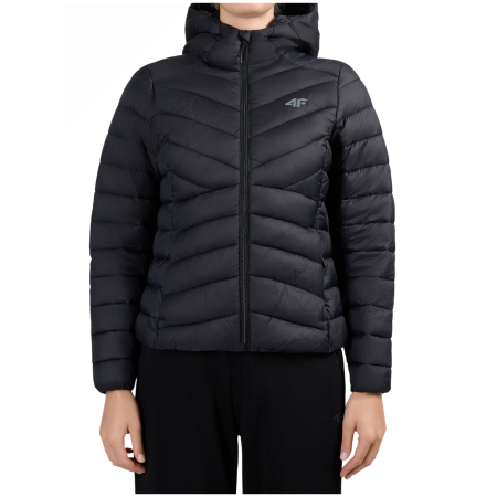 Giacca invernale da donna 4F Down Jacket F0924 nero Deep Black