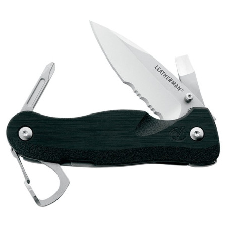 Coltello chiudubile Leatherman Crater C33TX nero/argento