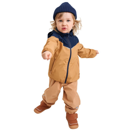 Giacca da bambino Reima Tuulela marrone/blu Peanut Brown