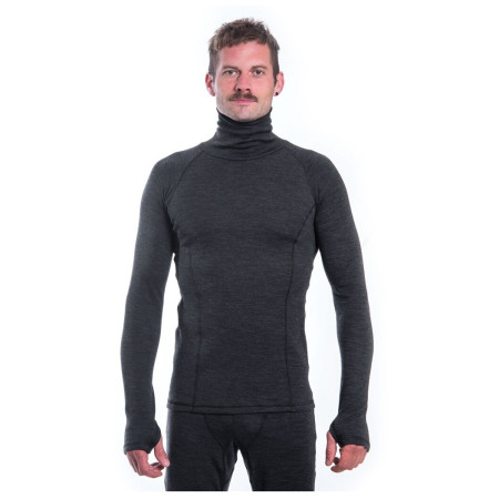 Maglietta funzionale da uomo Sensor Merino Bold Roll Neck manica lunga
