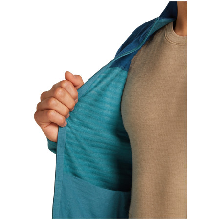 Felpa funzionale da uomo Icebreaker Men Merino Blend 300 RealFleece™ Descender LS Zip