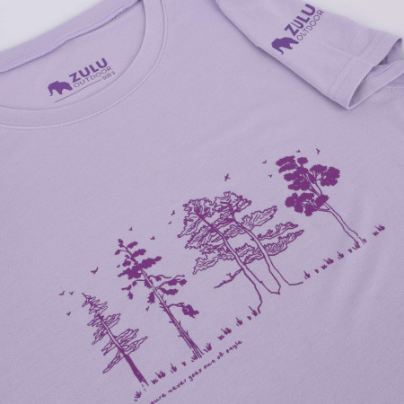 Maglietta da donna Zulu Bambus Nature 210 Short