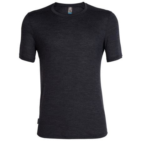 Maglietta funzionale da uomo Icebreaker Mens Sphere SS Crewe nero BlackHthr