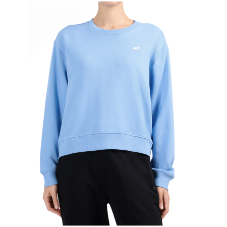 Felpa da donna 4F Sweatshirt F2672 blu Denim