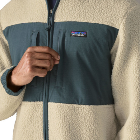 Felpa da uomo Patagonia M's Retro Pile Patch Jkt
