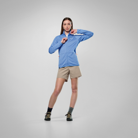 Felpa tecnica da donna Salewa Puez Cammino Pl Jkt W