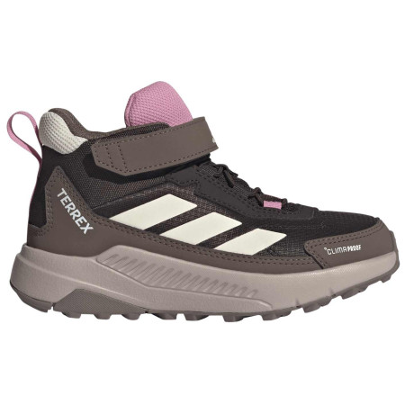 Scarpe da bambino Adidas Terrex Anylander Mid Climaproof Brown marrone Auco/Wonwhi/Earstr