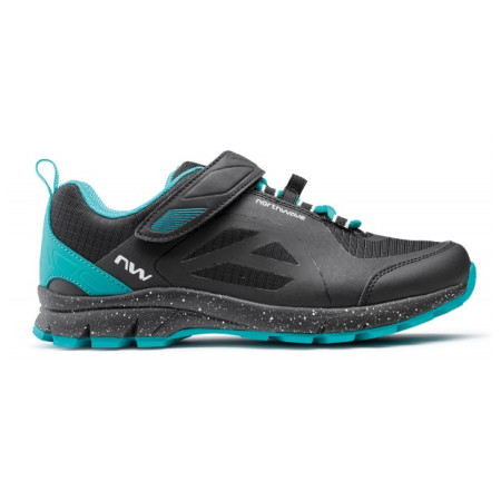 Scarpe da ciclismo da donna Northwave Escape Evo Wmn nero/turchese Black/Turquoise