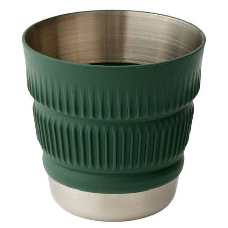 Tazza pieghevole Sea to Summit Detour Stainless Steel Collapsible Mug verde Laurel Wreath Green