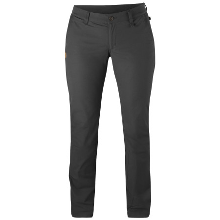 Pantaloni da donna Fjällräven Abisko Stretch Trousers W grigio scuro Dark Grey