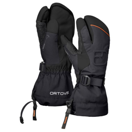 Guanti da sci da uomo Ortovox Freeride 3 Finger Glove nero BlackRaven