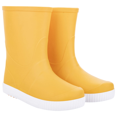 Stivali da pioggia per bambini GoKids Wave 979 Yellow giallo ZOLTY 13155/BIALY